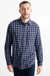 Сорочка в клітинку regular fit C&A 22232911c49 S блакитна (100003269) - зображення 1