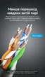 Патч-корд Vention CAT 6A UTP RJ-45 10 Гбит/с поворотный 360° тонкий 3.8 мм 3 м Черный (IBSBI) - изображение 9