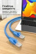 Патч-корд Vention CAT6 UTP RJ45 8 жил 1000 Мбит/с 0.5 м Синий (IBELD) - изображение 4