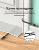 Патч-корд Vention CAT 8 SSTP RJ-45 40 Гбит/с 2000 МГц плоский 2 м Черный (IKCBH) - изображение 5