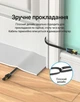 Патч-корд Vention Cat.8 SFTP RJ45 40 Гбіт/с 2000 МГц Плоский 0.5 м Чорний (IKCBD) - зображення 5
