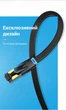 Патч-корд Vention CAT 8 S/FTP RJ-45 40 Гбіт/с 2000 МГц Плоский 5 м Чорний (IKCBJ) - зображення 8