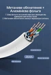Патч-корд Vention Cat.7 SFTP RJ45 10 Гбит/с 600 МГц 1.5 м Серый (ICDHG) - изображение 6