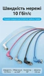 Патч-корд Vention CAT6A UTP RJ45 10 Гбит/с Поворотный 360° Тонкий 2.8 мм 1 м Черный (IBOBF) - изображение 2