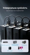 Патч-корд Vention Cat6A SFTP RJ-45 10 Гбіт/с 500 МГц промисловий 0.3 м Чорний (IBTBY) - зображення 5