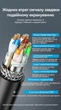 Патч-корд Vention Cat6A SFTP RJ-45 4 м 10 Гбит/с 500 МГц промышленный ультрагибкий Черный (IBTBAJ) - изображение 7