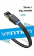 Патч-корд Vention CAT 8 SSTP RJ-45 плоский 40 Гбит/с 2000 МГц 8 м Черный (IKCBK) - изображение 9