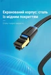 Патч-корд Vention CAT 8 SSTP RJ-45 плоский 40 Гбит/с 2000 МГц 8 м Черный (IKCBK) - изображение 12