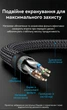 Патч-корд Vention CAT 8 SFTP RJ45 40 Гбіт/с 2000 МГц 12 м в обплетенні Чорний (IKOBM) - зображення 7