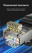 Патч-корд Vention CAT 8 SFTP RJ45 40 Гбіт/с 2000 МГц 12 м в обплетенні Чорний (IKOBM) - зображення 8