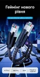 Патч-корд Vention CAT 8 SFTP Ethernet RJ45 40 Гбіт/с 2000 МГц 0.5 м бавовняне обплетення Чорний (IKOBD) - зображення 2