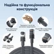 Кабель сетевой сменный Vention Cat5e RJ45 для Starlink Standard Gen3 и Mini 10 м 1 Гбит/с IP67 Серый (IACHL) - изображение 2