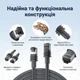 Кабель LAN для Starlink Standard Gen3 / Mini Vention Cat5e STP RJ45 1 Гбит/с IP67 40 м Серый (IACHV) - изображение 2