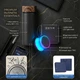 Подарунковий набір преміум LOW Black Tech 3в1: Термопляшка, Bluetooth-колонка та Power Bank Чорний - зображення 2