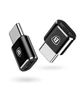 Переходник Baseus Micro USB - USB Type-C OTG 2.4A Черный (CAMOTG-01) - изображение 5