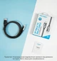 Кабель Vention DisplayPort v1.4 1 м 8K 60Hz, 4K 144Hz, 32.4 Гбит/с, Dynamic HDR, Нейлоновая оплетка Черный (HCABF) - изображение 14