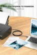 Кабель для принтера Vention USB 2.0 AM-BM 480 Мбит/с двойное экранирование 2 м Черный (COQBH) - изображение 4