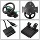 Ігрове кермо з педалями Vibrating Wheel PS3 PC USB з системою вібровіддачі - зображення 2