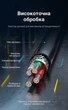 Кабель-подовжувач Vention USB 2.0 AM-AF 480 Мбіт/с екранований 0.5 м Чорний (CBIBD) - зображення 11