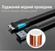 Кабель Vention USB 3.0 - Micro-B 5 Гбіт/с плоский для HDD 0.5 м Чорний (VAS-A12-B050) - зображення 9
