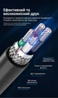 Кабель для принтера Vention USB 2.0 AM-BM 1 м екранований 480 Мбіт/с Чорний (COQBF) - зображення 6