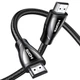 Кабель Ugreen HD140 HDMI 2.1 1 м 48 Гбіт/с, 8K 60Hz, 4K 240Hz, HDR10+, eARC, VRR, нейлонове обплетення Чорний (80401) - зображення 1