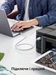 Кабель для принтера Ugreen US241 USB-C - USB-B 2.0 480 Мбіт/с 1 м Білий (40560) - зображення 7