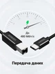 Кабель для принтера Ugreen US241 USB-C - USB 2.0 Type-B 480 Мбит/с 1 м Черный (80811) - изображение 2