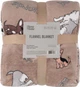 Плед Ardesto Flannel Собачки в окулярах ART0129PB 160х200 см - зображення 1