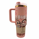 Термос термокружка Stanley Quencher H2.0 Tumbler из нержавеющей стали 1,18 л Peachy Pink KT7001947 - изображение 8