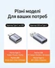 Переходник Ugreen US270 USB-C - USB 3.0 OTG 5 Гбит/с с ремешком Серебристо-белый (50284) - изображение 12