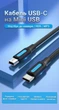 Кабель Vention USB-C - Mini USB 2.0 2 А 480 Мбит/с 1 м Черный (COWBF) - изображение 2