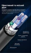 Кабель для принтера Vention USB 2.0 AM-BM 480 Мбит/с экранированный 3 м Черный (COQBI) - изображение 6