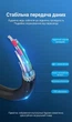 Кабель Vention USB-C - Micro-B USB 3.0 5 Гбіт/с 2A 1 м Чорний (CQABF) - зображення 7