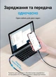 Кабель Vention USB-C - Micro USB 2 A OTG 480 Мбіт/с 1.5 м Чорний (COVBG) - зображення 3