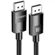 Кабель Ugreen DP114 DisplayPort v1.4 5 м 8K 60Hz 4K 144Hz 32.4 Гбит/с без фиксаторов Черный (80394) - изображение 1