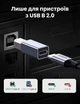 Адаптер Ugreen US382 USB-C - USB-B 2.0 для принтера 480 Мбит/с Серый (20120) - изображение 5