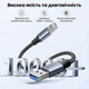 Кабель Ugreen US373 USB 3.0 Type-A - Type-A 5 Гбит/с нейлоновая оплетка 1 м Черный (80790) - изображение 2