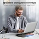 Кабель Ugreen US373 USB 3.0 Type-A - Type-A 5 Гбит/с нейлоновая оплетка 1 м Черный (80790) - изображение 4