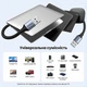 Кабель Ugreen US373 USB 3.0 Type-A - Type-A 5 Гбит/с нейлоновая оплетка 1 м Черный (80790) - изображение 8