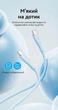 Кабель Vention USB 2.0 Type-C PD 100W 5A 1.5 м E-Marker Рідкий силікон Світло-зелений (TAWGG) - зображення 4