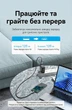 Кабель Vention 4 in 1 USB-A/Type-C - Type-C/Micro USB PD 100W 5A 1.5 м Синій (CTLLG) - зображення 6