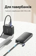 Кабель Vention 4 in 1 USB-A/Type-C - Type-C/Micro USB PD 100W 5A 1.5 м Синій (CTLLG) - зображення 8