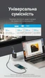 Кабель Vention 4 в 1 USB-A/USB-C - USB-C/Micro USB PD 100W 2 м Синій (CTLLH) - зображення 5