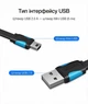 Кабель Vention USB 2.0 - Mini USB плоский 2A 480 Мбит/с 1.5 м Черный (VAS-A14-B150) - изображение 3