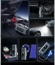Пусковое устройство для авто 12000 mAh Бустер с компрессором и фонарем, Джамп стартер для запуска автомобиля - изображение 8