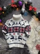 Свитер детский Family Deer теплый с высоким горлом 6-7 лет 116-122 рост белый (26598) - изображение 1