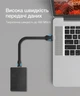 Кабель Vention USB 2.0 - Mini USB 2 м 2A Плоский Черный (VAS-A14-B200) - изображение 4