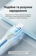 Кабель Vention USB-C - USB-C PD 100W 5A 2 м Рідкий силікон Світло-блакитний (TAWSH) - зображення 8