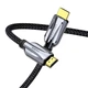 Кабель Vention HDMI 2.1 3 м 48 Гбіт/с 8K-60Гц 4K-120Гц eARC VRR Чорний (AALBI) - зображення 1